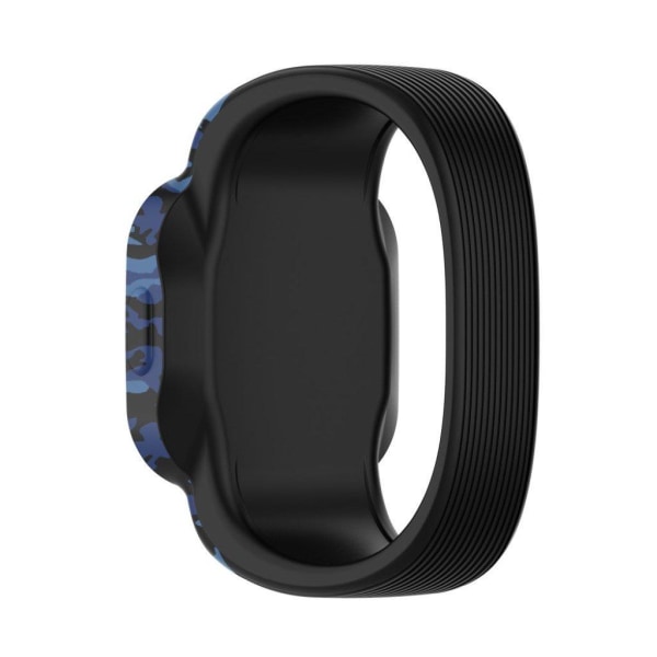 Garmin Vivofit Jr 3 -kuvioinen silikonikellon hihna - Naamiointi Sininen / Koko: S Blue