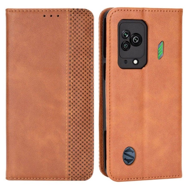 Bofink Vintage läder Xiaomi Black Shark 5 fodral - Brun Brun