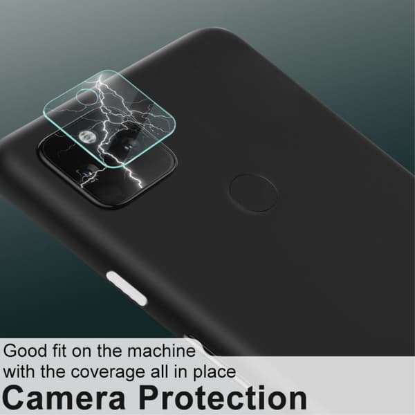 2 st IMAK Google Pixel 5a kameralinsskydd av härdat glas Transparent