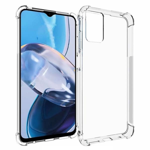 Lux-Case Airbag-cover til Motorola Moto E22 Transparent