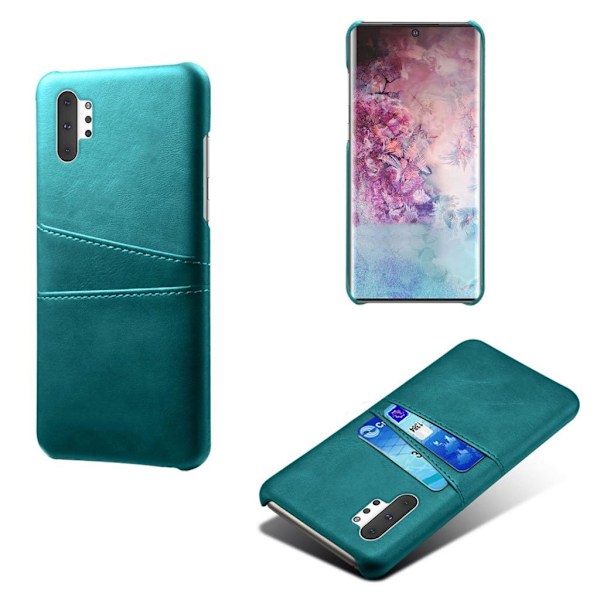 Samsung Galaxy Note 10 Plus skal med korthållare - Blå Blå