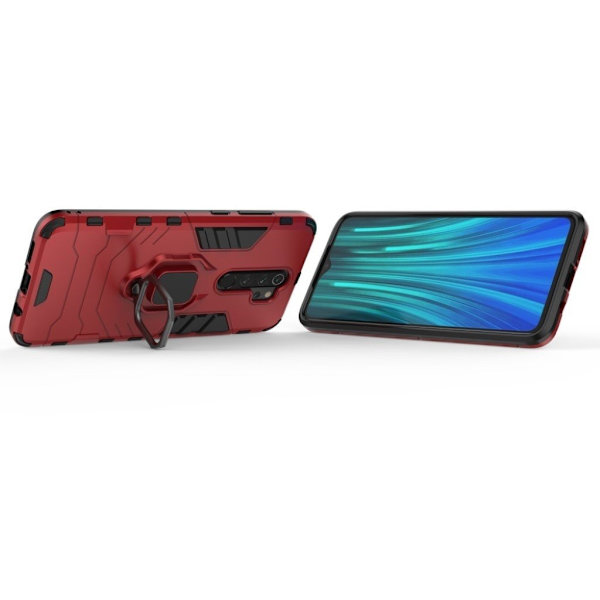 Ring Guard Xiaomi Redmi Note 8 Pro skal - Röd Röd