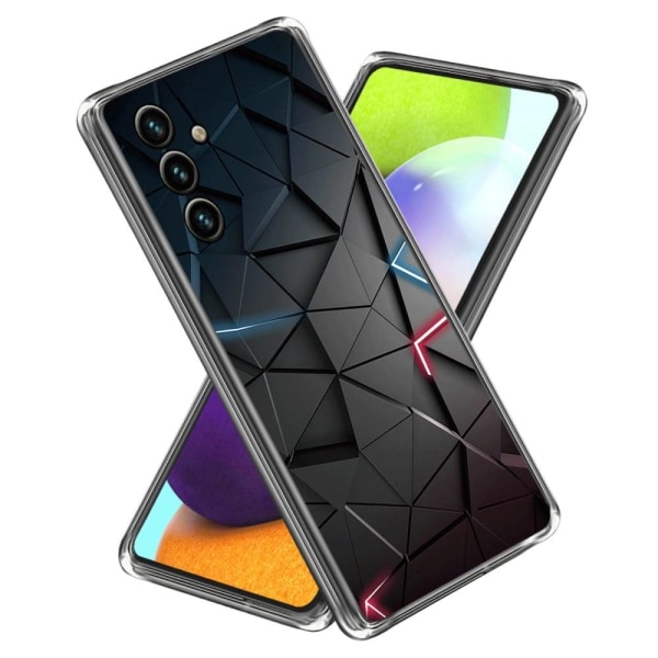 Deco Samsung Galaxy A34 5G Suojakotelo - Musta Triangle Black