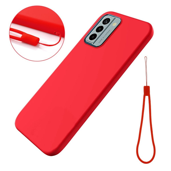 Matte Liquid silikone cover til Nokia G22 - Rød Red