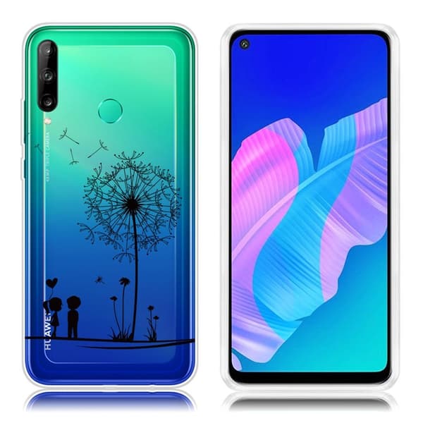 Deco Huawei P40 Lite E skal - Flicka Och Pojke Svart