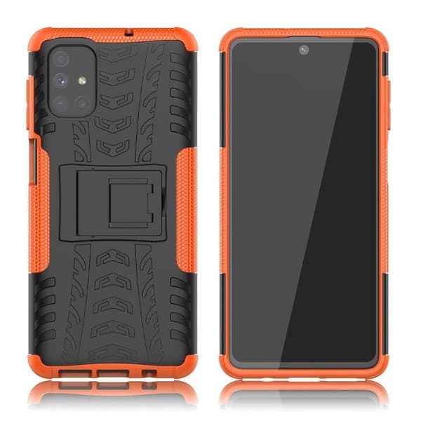 Offroad Samsung Galaxy M51 kotelot - Oranssi Orange