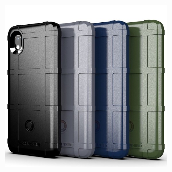 Rugged Shield Etui Samsung Galaxy A01 Core / M01 Core - Svart Black