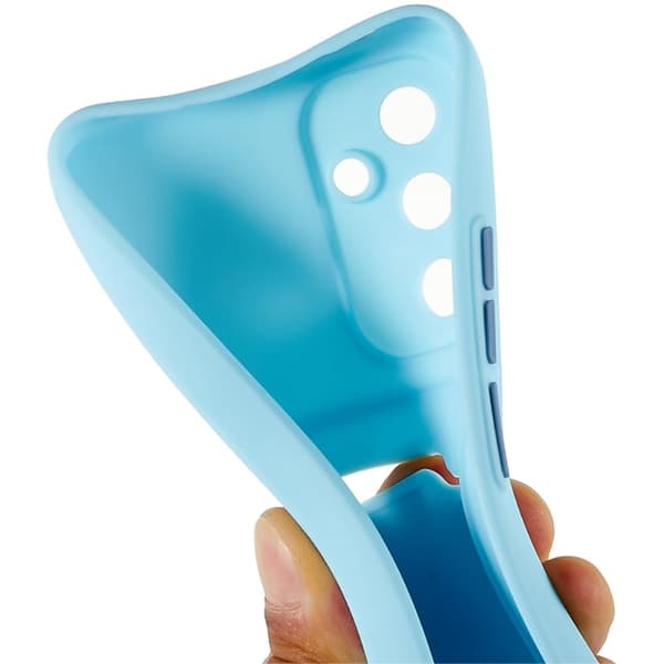 Deksel med Kortholder til Samsung Galaxy A54 - Babyblå Blue
