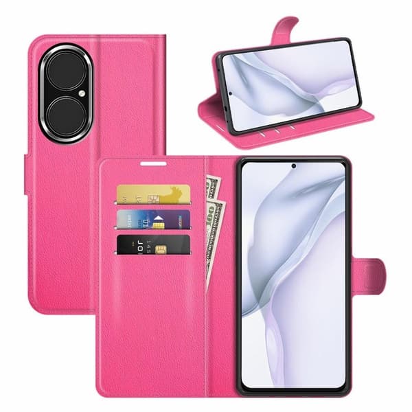 Classic Huawei P50 fodral - Rosa Rosa