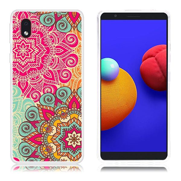 Deco Samsung Galaxy A01 Core kotelot - Mandala Kukka Multicolor