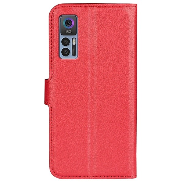 Klassisk TCL 30 5G flip etui - Rød Red