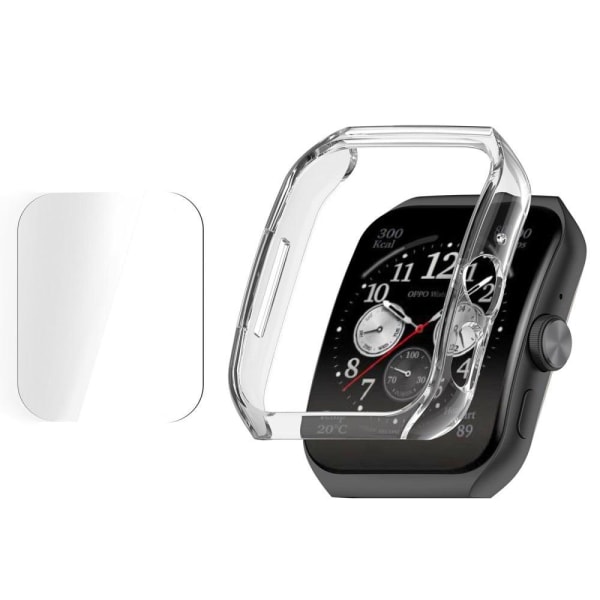 Oppo Watch 3 Pro cover with screen protector - Transparent Transparent