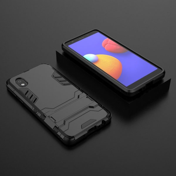 Cool Guard Etui Samsung Galaxy A01 Core - Svart Black