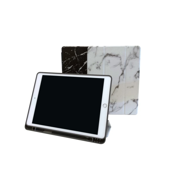 iPadfodral med marmortryck till iPad 10.2 tum 2019/2020 Svart