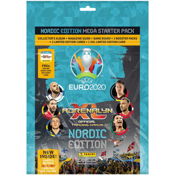 Startpaket Panini Adrenalyn Euro 2020 Nordic Edition
