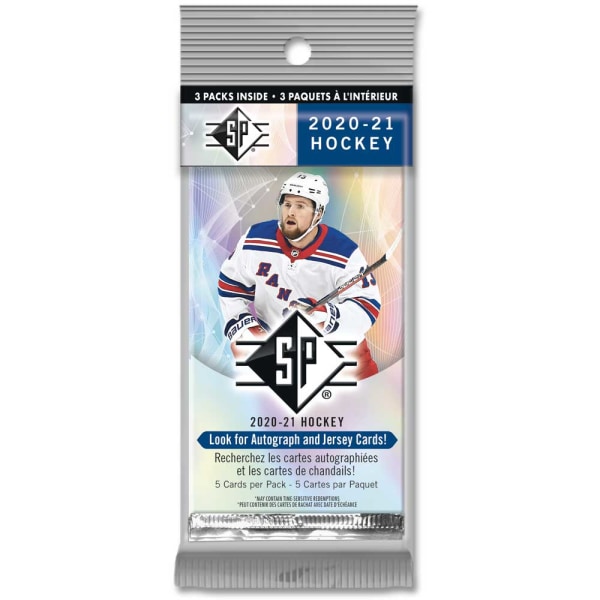 Hockeykort - Hanger Pack (Innehåller 3 paket) 2020-21 Upper Deck SP Retail NHL