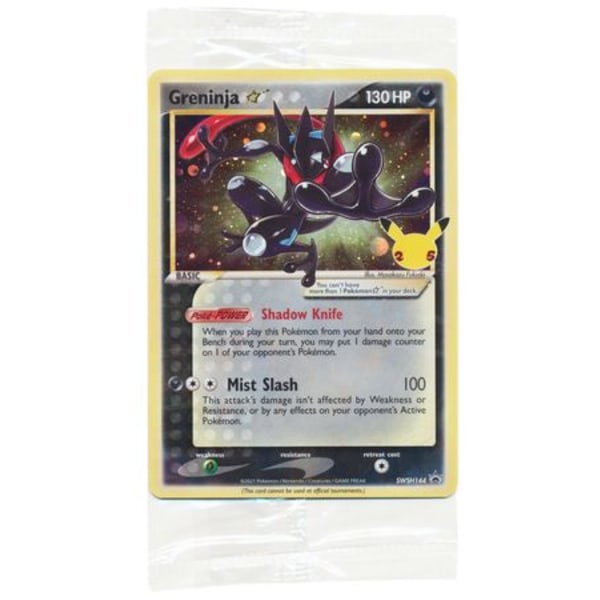 Pokémon – Greninja Gold Star - SWSH144 Promo - Pokémonkort