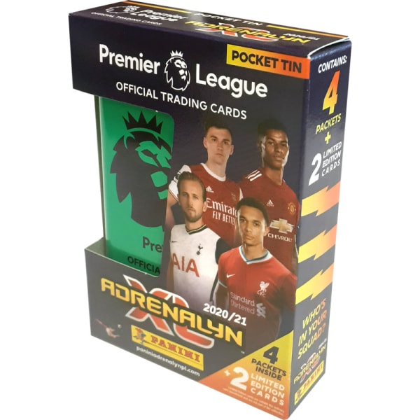 Fotbollskort Premier League 2020-21 Pocket Tin (Färg varierar)