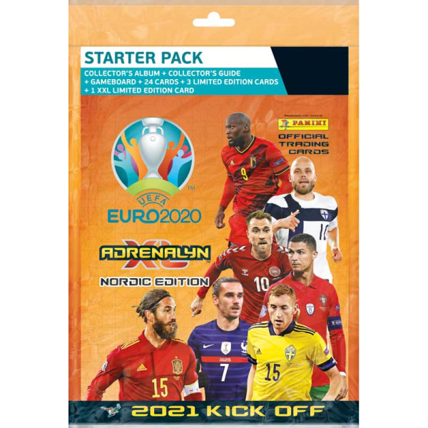 Fotbollskort + Pärm - Adrenalyn Euro 2021 KICK OFF 17e9 | Fyndiq