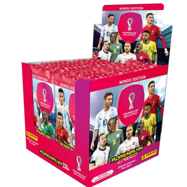 Fotbollskort - Hel Box Panini World Cup 2022 Nordic Edition