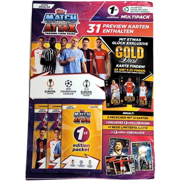 Fotbollskort - Multi Pack [1st Edition] - 2023-24 Topps Match Attax (31 kort)