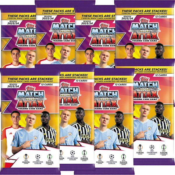 Fotbollskort - 8st Paket Topps Champions League 2023-24