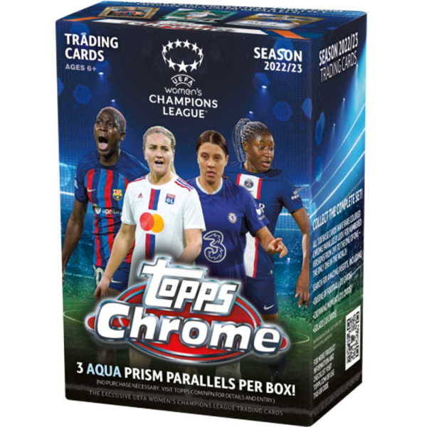 Fotbollskort - Value Box 2022-23 Topps Chrome UEFA Womens Champions League Soccer