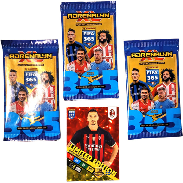 Fotbollskort Mini Presentpåse Panini FIFA 365 2023 - Zlatan Ibrahimovic (AC Milan)