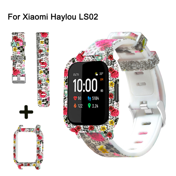 2 i 1 PC- watch skyddsrem för utskrift för Xiaomi Haylou LS02