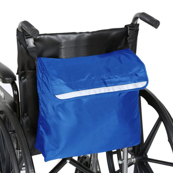 Bakre rullstolsväska Vattentät Oxford rullstolsväska Stor svart rullstolsryggsäck förvaringsväska blue