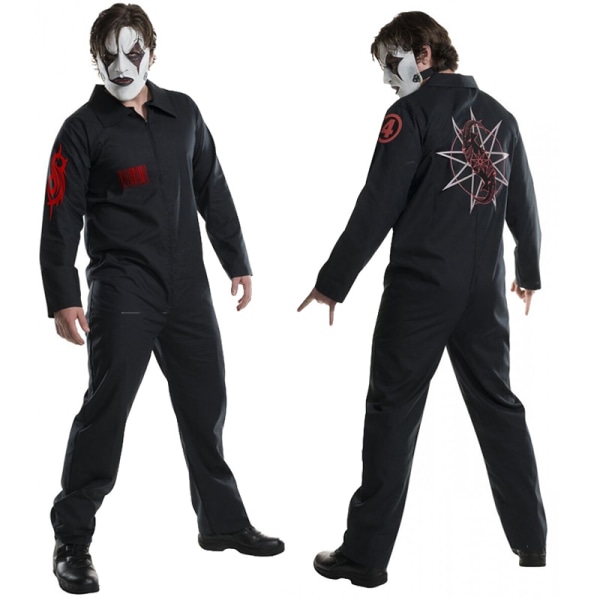 Band Slipknot Cosplay Kostym Lös Jumpsuit Halloween Slive Knot Band -4 S