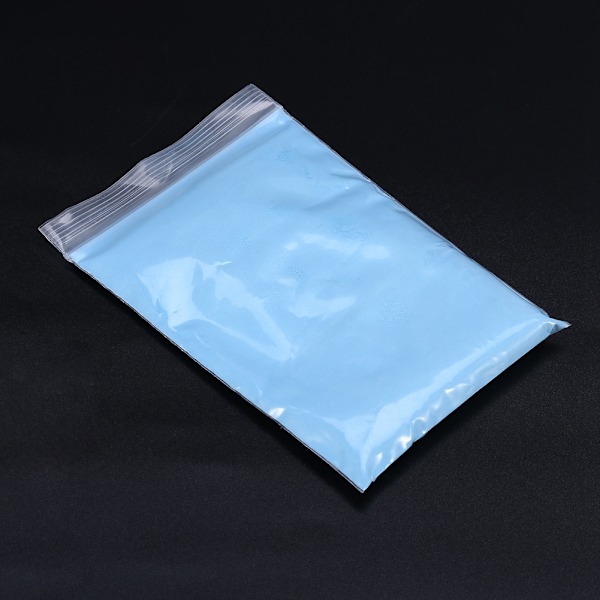 Noctilucent Blå Fluorescerande Lysande Pulverfärg DIY Pigment Nagellackbeläggning för Unik Glöd Effekt, Giftfri och Säker att Använda