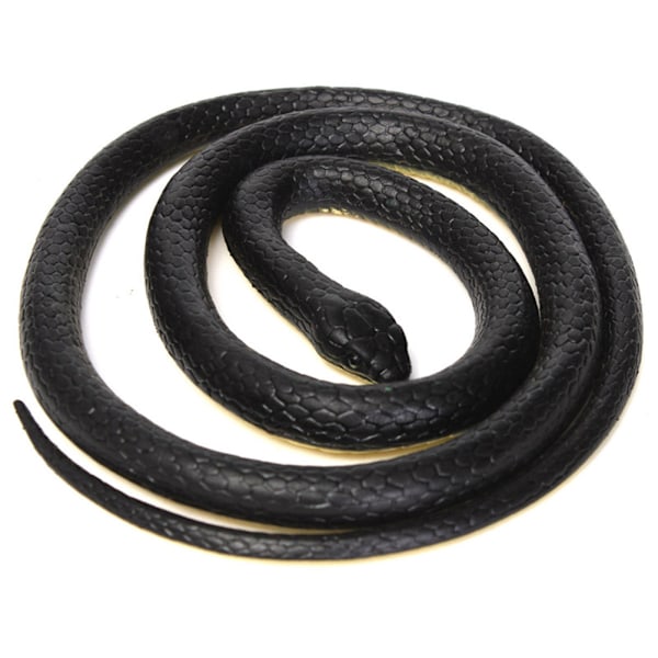 Realisttisk Gummibåge Fake Snakes Nyhet Leksak för Halloween Aprilskämt Fest Dekorationer, 3D Lång Plastorm, Perfekt för Utomhus Inomhus Användning