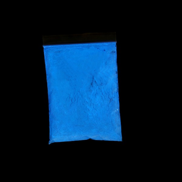 Noctilucent Blå Fluorescerande Lysande Pulverfärg DIY Pigment Nagellackbeläggning för Unik Glöd Effekt, Giftfri och Säker att Använda