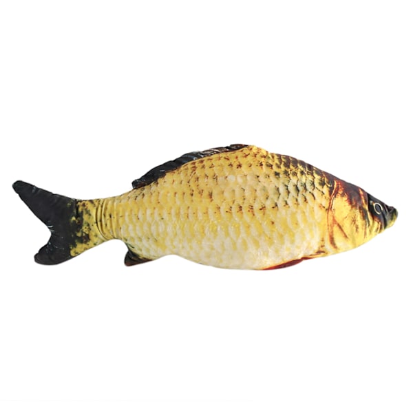 3D Karpformad Kudde, Plyschkudde för Barn, Heminredning Soffa Present, 60cm Kreativ Fiskdesign Mjuk Kudde för Barnrum