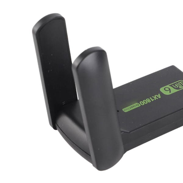 WiFi 6 USB3.0-adapter, 2.4GHZ till 5.0GHZ AX1800Mbps MU MIMO USB-nätverkskort för PC-skrivbord, bärbar dator, snabb och pålitlig anslutning