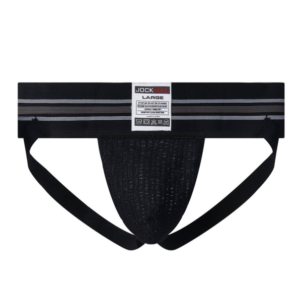 Herrkläder Underkläder Athletic Supporter Youth Fitness Jock Strap kalsonger Black XL