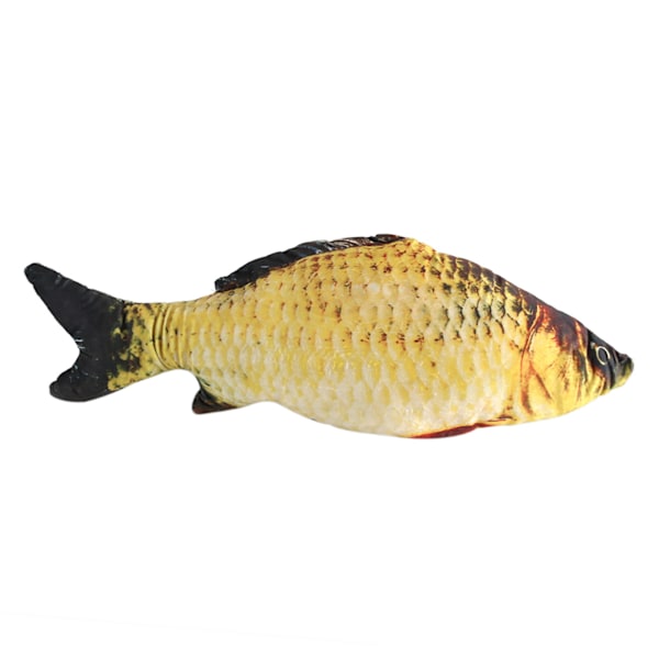 3D Karpformad Kudde, Plyschkudde för Barn, Heminredning Soffa Present, 60cm Kreativ Fiskdesign Mjuk Kudde för Barnrum