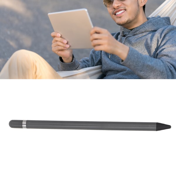 Grå Färgglada Pekstift för Telefon & Surfplattor, Noggrann Tyst Skrivupplevelse, Fibertopp, Repskydd, Kompatibel med Pekskärm Enheter