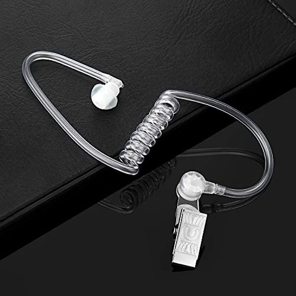 4-pack Spy Öronproppar Leksaker Säkerhetsheadset Öronpropp Agent Spy Öronpropp Kostymrekvisita Snap On Ersättningsakustisk Slang För 2-vägs Radio Audioheadset