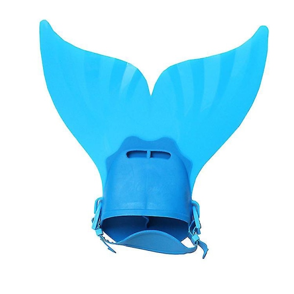 Barnens Sjöjungfru Simfötter För Simning För Flickor Justerbar Toddler Simmonofin Simning Med light blue