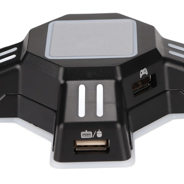 PS4 Switch PS3 Xbox One Tangentbord Mus Konverter USB-adapter för Spel, Svart, Universal Kompatibilitet med PS4, Switch, PS3 och Xbox One