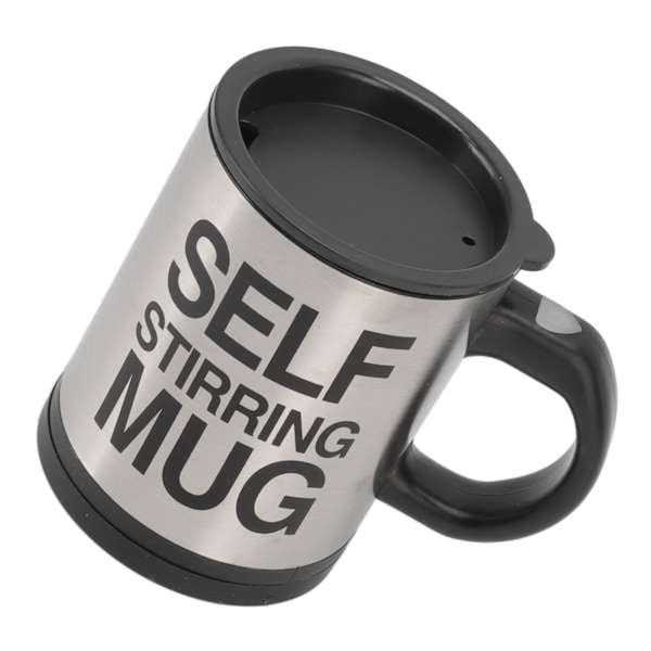 Elektrisk Självrörande Mugg 400ml Automatisk Blandning Kaffe Mugg för Svarta Drycker, Hållbart BPA-Fri Material, Lätt att Använda och Rengöra