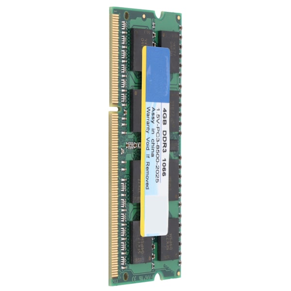 DDR3 4GB 1066MHz PC3-8500 RAM-minne 204PIN 1.5V Kompatibel med Laptop Notebook PC-datorer