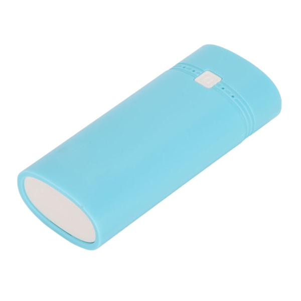 Universal DIY Powerbank-låda 2x18650 Batteriladdare för Smartphone Blå, Bärbar USB Powerbank-skal med Laddningskabel