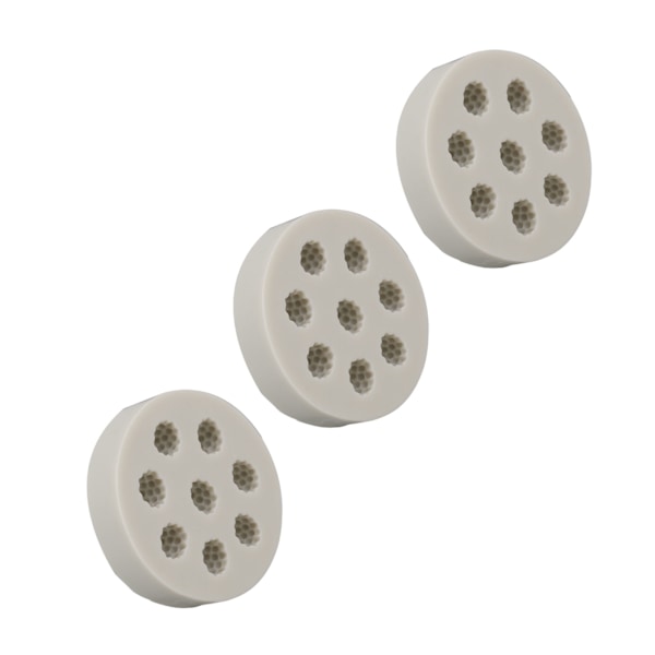 Silikonform för Tårta i Hallonform, 3-pack, Flexibel Mjuk Grå DIY Bakform för Enkel Avformning, Perfekt för Marsipan, Choklad och Tårta Dekoration