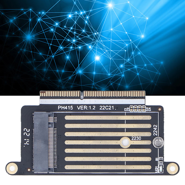 M.2 NVME SSD-konverteradapter för 2016 2017 MacBook Pro A1708 IOS Laptop Enkel installation NGFF M.2 MKey NVME Riserkort