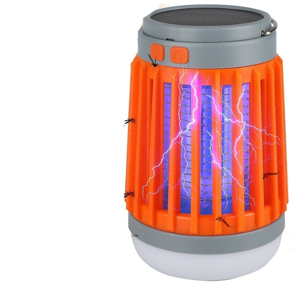 Solar USB Mosquito Killer Light Electronic Orange Solar Mosquito Lamp