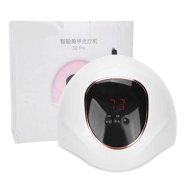 Professionell 72W Nagelkonst UV-lampa för Gellack, Snabb och Effektiv Nagelkonstmaskin för Vit Gellack, Hållbar och Lättanvänd
