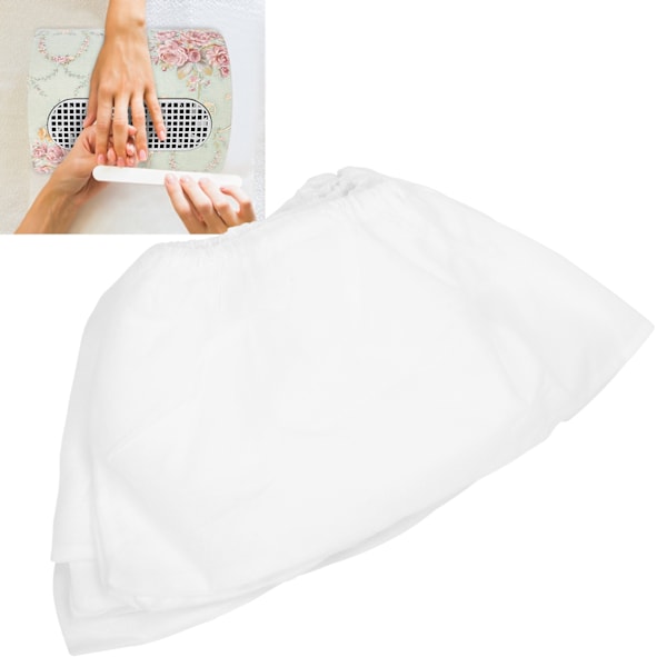 Nageldammsamlarpåse 10-pack 3-fläktars nageldammsugare Manikyrverktyg Tillbehörssats för effektiv nagelkonststädning